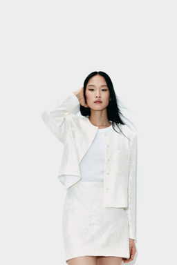 Minifalda de lentejuelas