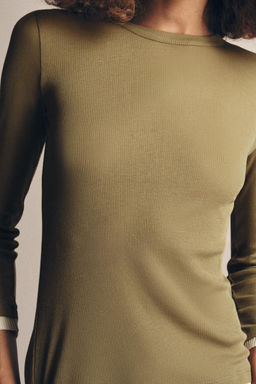 DOUBLE SUPIMA® COTTON T-SHIRT - Zara фото 3
