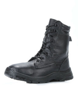 05-9003 BLACK Ботинки зимние мужские (искусственная кожа, искусственный мех)