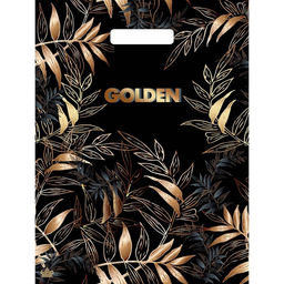 Цена за 50 шт. Пакет «Золотой лес», полиэтиленовый, с вырубной ручкой, 40×31 см, 30 мкм