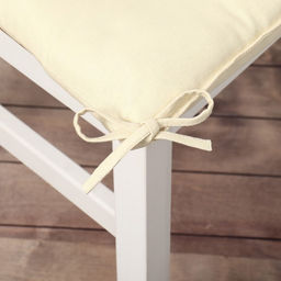 Подушка на стул «Этель» Home, 42×42 см, бежевая
