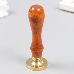 Печать для сургуча с деревянной ручкой «Ястреб» 3×3 см