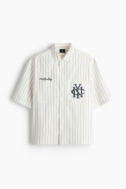 Camisa con motivo bordado Regular Fit