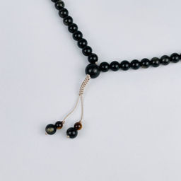 Четки буддийские (Мала) из Обсидиана, Тигрово-Соколиного и Тигрового глаза(108 бусин) - Радуга самоцветов фото 2