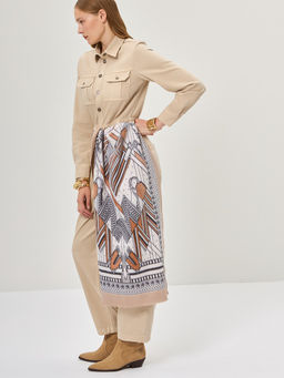 Палантин жен. шерсть+хл+акр 60х180 LG72-613-03