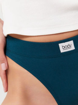 Цена за 2 штуки! Трусы женские слипы в зеленом цвете атлантическая глубина 412542 - Mark formelle фото 6