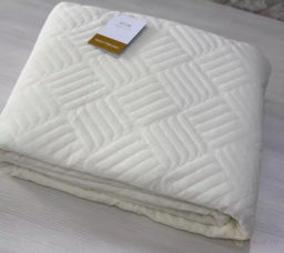 Покрывало COVERLET ПВХ велюр (220*240) кремовый KREM