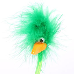 Цена за 6 шт. Ручка - прикол шариковая Calligrata «Страус-пух», МИКС