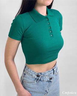 Топ Стрэйси (зеленый) - Nadi bordo фото 2