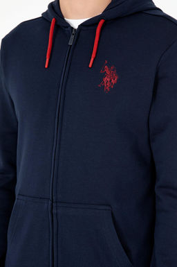 Мужской темно-синий вязаный кардиган Неожиданная скидка в корзине - U.s. polo assn фото 7