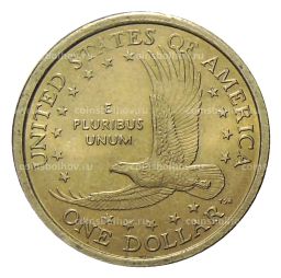 1 доллар 2000 года D США Сакагавея  Парящий Орел
