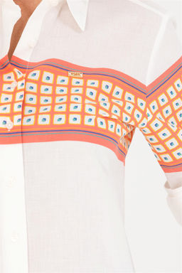 Женская рубашка лососевого цвета с длинным рукавом Неожиданная скидка в корзине - U.s. polo assn фото 7