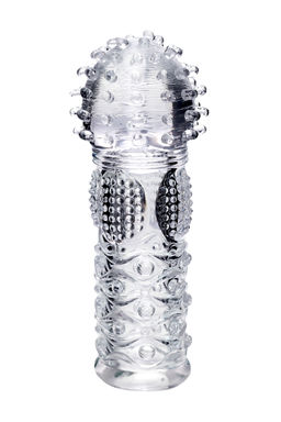 Насадка на палец A-Toys Hicks, TPE, прозрачный 8,5 см - Toyfa фото 2