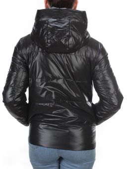 8265 BLACK Куртка демисезонная женская BAOFANI (100 гр. синтепон) - Fashion фото 5