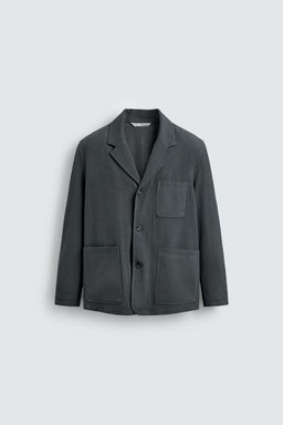 RELAXED FIT TEXTURED BLAZER - Zara фото 7