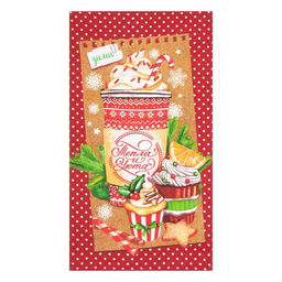 Набор кухонных полотенец Доляна Тепла и уюта 35х60см-2шт, 100% хлопок  фото 13