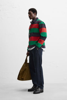 STRIPED POLO SHIRT - Zara фото 4