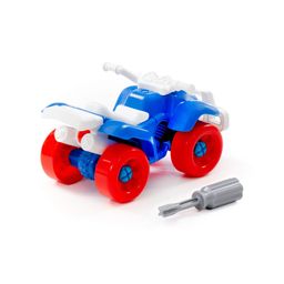 Конструктор-транспорт Квадроцикл (24 элемента) (в пакете) - Полесье фото 3