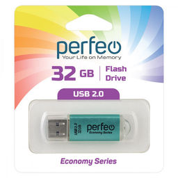 Флеш-накопитель 32Гб "Perfeo E01" Green economy series