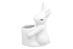 Вазочка п/зубочистки 6,5*4,5*10 см Кролик-Зайчик + зубочистки - Elan gallery фото 15