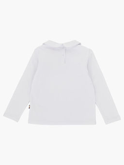 Лонгслив для девочки UD 1138 белый - Mini maxi фото 2