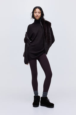Jersey en lana merino con cuello perkins - H&m фото 6