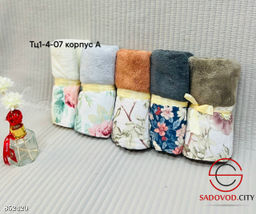 Мягкие полотенца с принтом