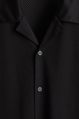 Camisa resort de malla Loose Fit - H&m фото 3