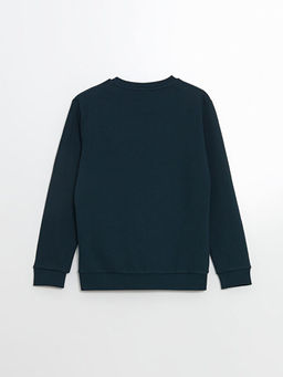 Bisiklet Yaka Erkek ?ocuk Sweatshirt