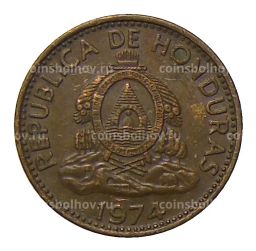 1 сентаво 1974 года Гондурас