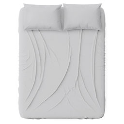 Простыня Евростандарт на резинке "Дельфиниум" 160х200см, свесы 27см, сатин 135г/м2, хлопок 100%, упаковка "классическая" ПВХ 28х41см, "Домашняя мода" (Россия)