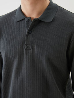 Polo Yaka Erkek Sweatshirt
