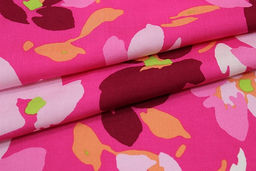 Штапель Лоретта цв.фуксия, ш.1.45м, вискоза-100%, 100гр/м.кв - Купава фото 11