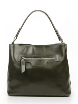 LACCOMA сумка Y2316-3-зеленый натуральная кожа полиэстер
