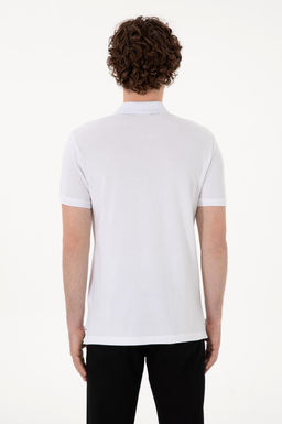 Erkek Slim Fit Polo Yaka Beyaz Basic Ti__rt Sepette S_rpriz _ndirim - U.s. polo assn фото 12