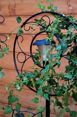 Шпалера для растений 57-301 с фонарем - Фабрика интерьерной ковки фото 3