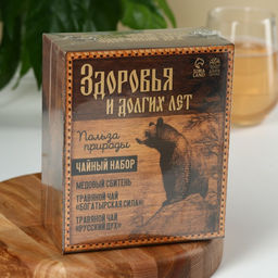 Набор Здоровья и долгих лет: сбитень 250 мл., чай травяной 100 г (2 шт. х 50 г). - Доброе здоровье фото 6