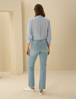 A__k Mavi Straight Fit Jean Pantolon