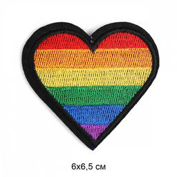 Термоаппликации арт.TBY.2325 Сердце 6х6,5см, уп.10 шт