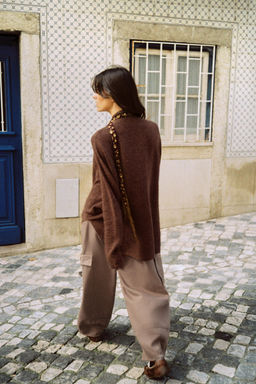 KNIT CAPE BODY JUMPER - Zara фото 3