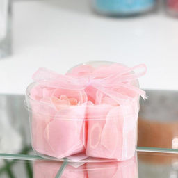 Мыльные розочки, розовые, набор 3 шт. - SB BEAUTY фото 2