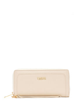 Женский кремовый кошелек - U.s. polo assn фото 4