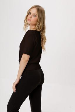 Джемпер Pirs 6352 коричневый  фото 4