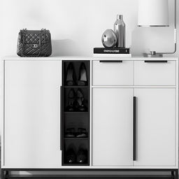 Ручка CAPPIO RT001BL, L=300 мм, м/о 256 мм, цвет черный, 4 шт.