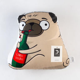 Подушка декоративная Этель Глинтвейн 40х40 см, велюр, 100% п/э  фото 5