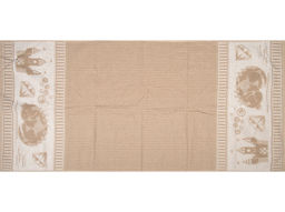 6с102.511ж2 Драко-вельвет (лен3) Полотенце махровое 67х150см