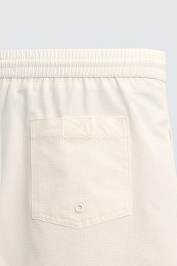MID-LENGTH SEERSUCKER SWIMMING TRUNKS - Zara фото 10