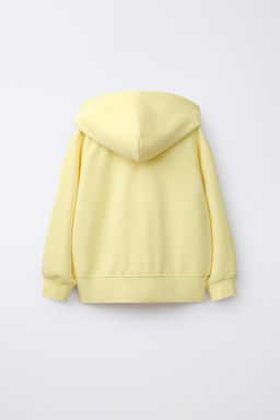 SUDADERA FELPA CREMALLERA / Amarillo - Zara фото 2