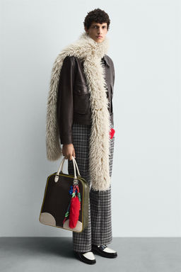 LEATHER SHOPPER BAG HARRY LAMBERT FOR ZARA X DISNEY