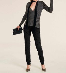 Пуловер, черно-серебристый - Heine фото 3